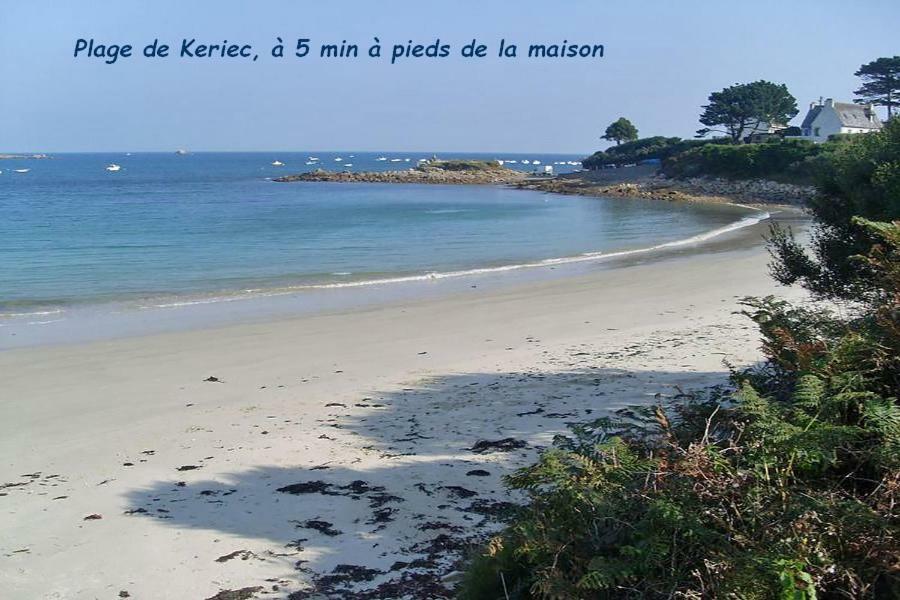 Vila Maison De Bord De Mer A Keriec Trélévern Exteriér fotografie