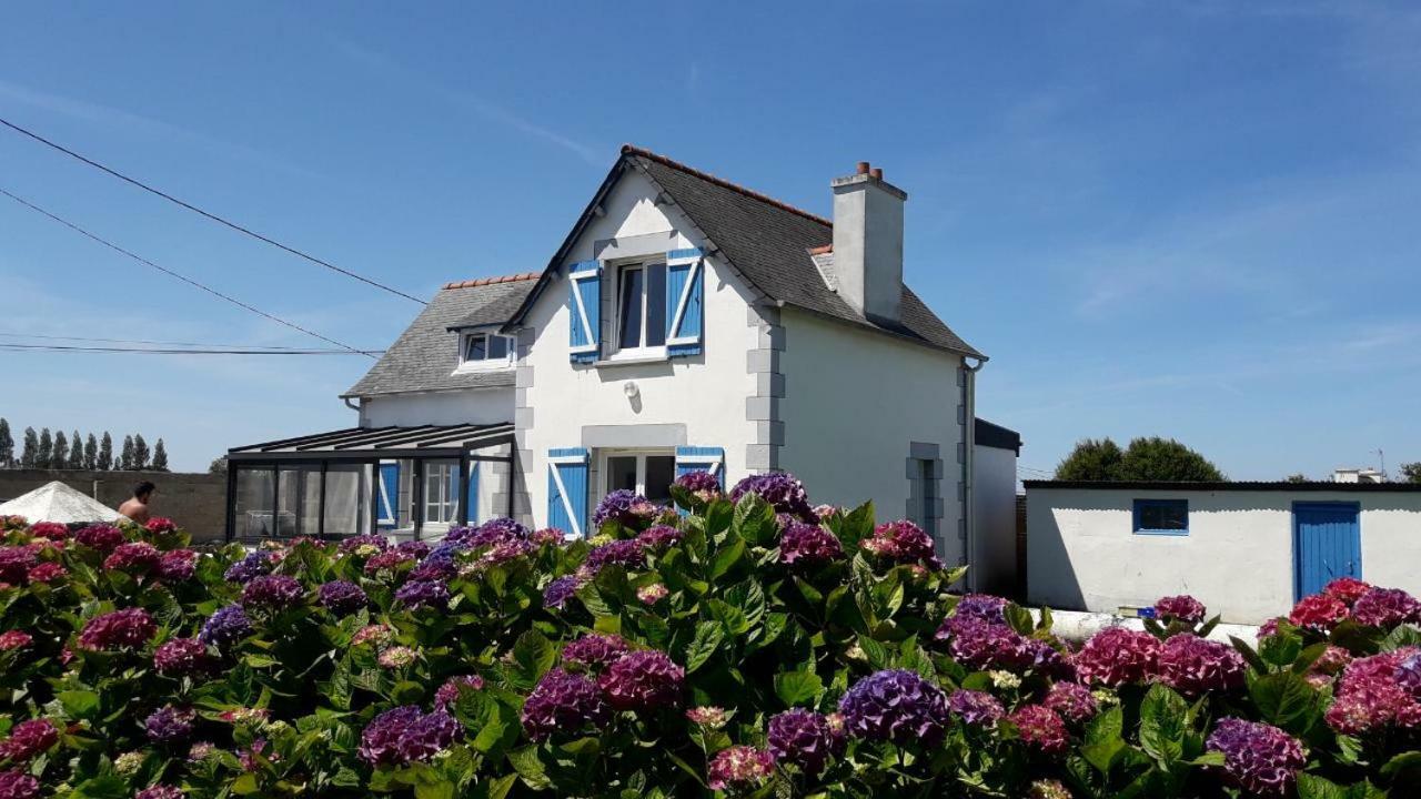 Vila Maison De Bord De Mer A Keriec Trélévern Exteriér fotografie